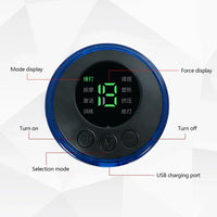 8 Mode LCD Display EMS Neck Stretcher Electric Massager Patch Pulse Muscle Stimulator Portable Relief Pain Mini Massager