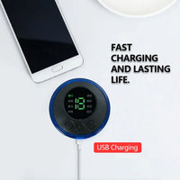 8 Mode LCD Display EMS Neck Stretcher Electric Massager Patch Pulse Muscle Stimulator Portable Relief Pain Mini Massager